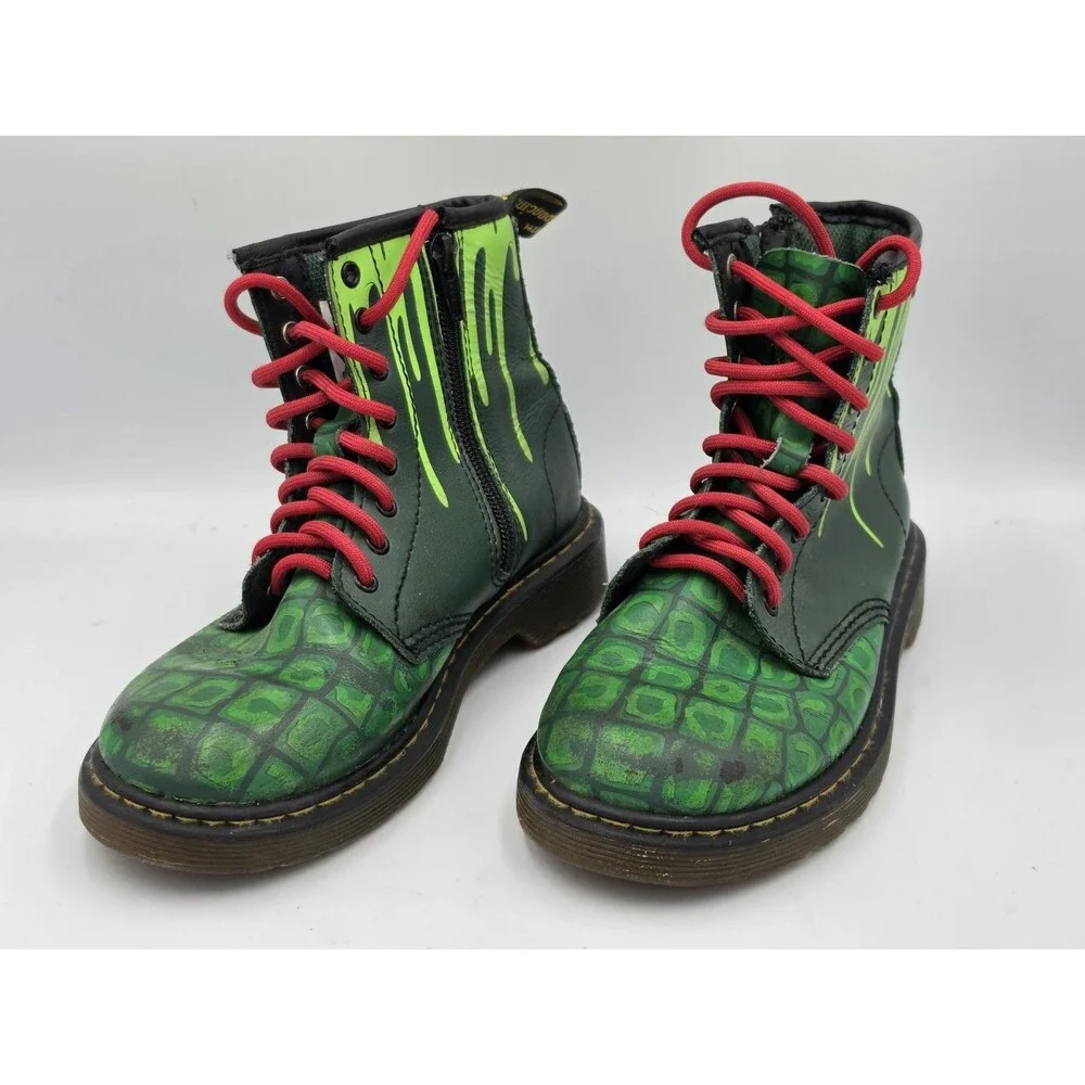 Doc Martens X Teenage Mutant Ninja Turtle TMNT Raphael Junior Size 2 US